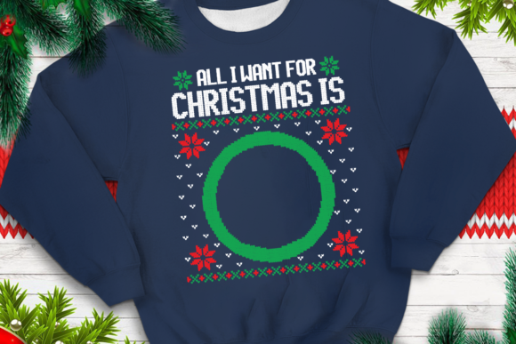 007- All I Want for Christmas -template for Crafts