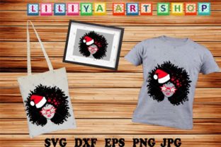 Afro Christmas Woman
