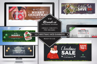 Bandera Christmas Web Banners for Festive Branding