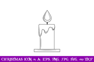 Candle Christmas Icon