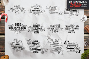 Christmas Bundle New Year Labels for Crafts