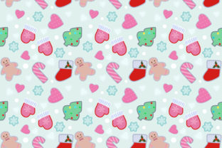 Christmas Icons Seamless Pattern