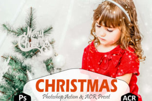 Christmas Photoshop Actions ACR Preset for Local Branding