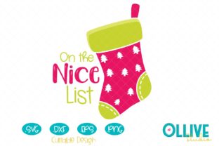 Christmas Stocking on the Nice List Crafts