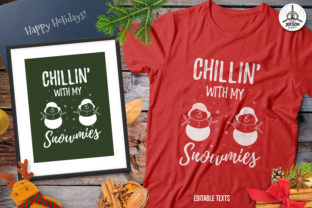 Funny Christmas Snowman TShirt Retro Print Templates