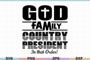 God Family Country President Christmas Crafts