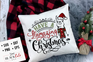 Have a Llamazing Christmas Crafts Graphic Design Asset