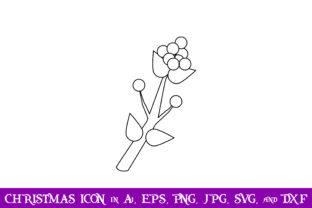 Holly Berries Christmas Icon