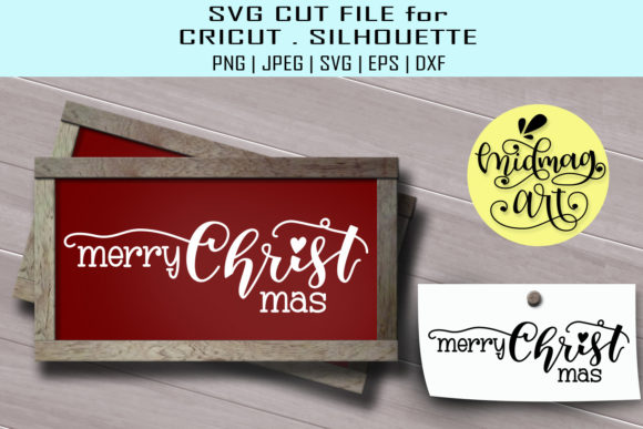 Merry Christmas Sign for Crafts