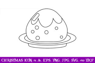 Pudding Christmas Icon