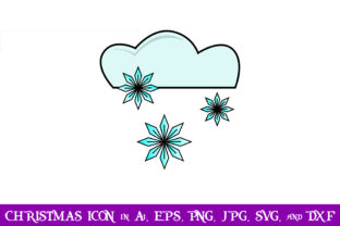 Snow Cloud Christmas Icon